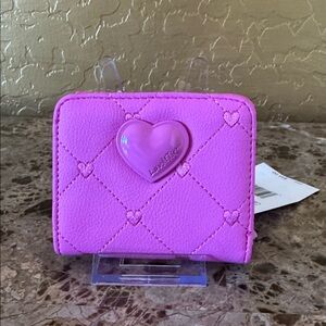 Love Betsy By Betsy Johnson Pink Bifold Wallet NWT